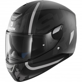 CASCO SHARK SKWAL CARGO NEGRO MATE / ANTRACITA / PLATA