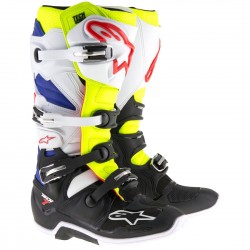 BOTAS ALPINESTARS TECH 7 NEGRA / BLANCA / AMARILLA FLUOR -