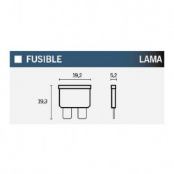 FUSIBLE A LAMA 15A AZUL