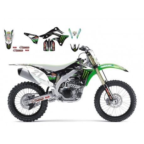 Kit Adhesivos Blackbird Réplica Monster Kawasaki 2420R4