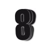 Numeros de carrera negro - Pack de 3 Uds Blackbird PVC 5047/20/8