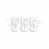 Numeros de carrera blanco - Pack de 3 uds Blackbird PVC 5048/10/5