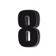 Numeros de carrera negro - Pack de 3 Uds Blackbird PVC 5048/20/8