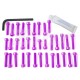 Kit tornillería aluminio motor Pro-Bolt EYA056P Violeta