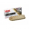 Cadena RK GB520MXU con 122 eslabones oro