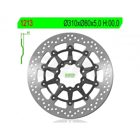 Disco de freno NG 1213 diam.310 x diam.80 x 5