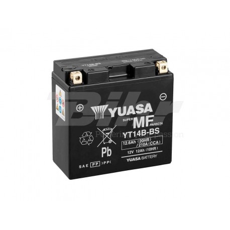 Batería Yuasa YT14B-BS Combipack (con electrolito)