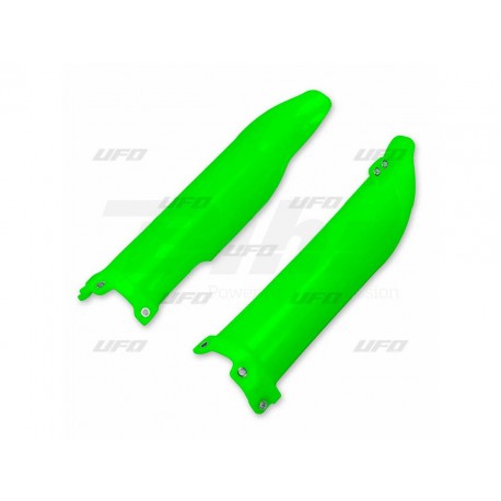 Protectores de horquilla UFO Kawasaki verde fluor KA04739-AFLU