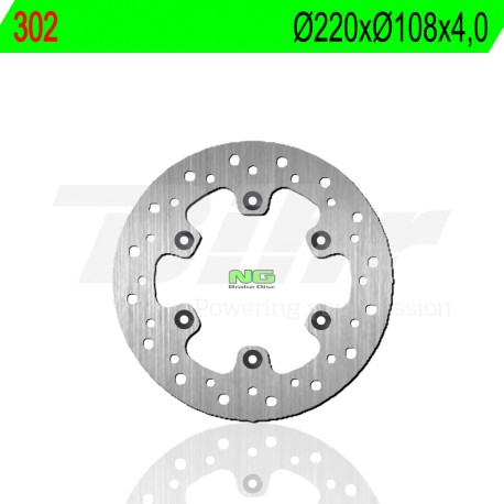 Disco de freno NG 302 diam.220 x diam.108 x 4