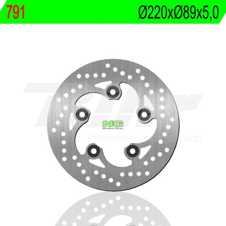 Disco de freno NG 791 diam.220 x diam.89 x 5