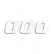 Numeros de carrera blanco - Pack de 3 Uds Blackbird PVC 5049/10/0