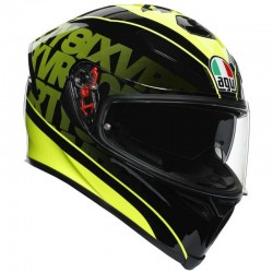 Casco AGV K-5 S Pinlock Maxvision Core Negro mate / Azul / Naranja