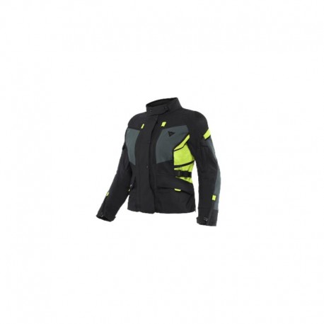 Chaqueta Dainese Carve Master 2 Gore-tex Lady Negra / Gris / Amarilla fluor