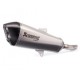 Silencioso Akrapovic Yamaha MAJESTY 400 07-13 / X-MAX 400 13-14 Hexagonal Slip On Inox. Punta Carbono homologado