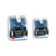 JGO. 2 LAMPARAS KRAWEHL H-4 METAL BLUE +60% LUZ 12V. 60/55W *