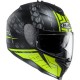 Casco Hjc IS-17 2018 Enver Mc-4Hsf negro / amarillo fluor