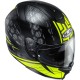 Casco Hjc IS-17 2018 Enver Mc-4Hsf negro / amarillo fluor