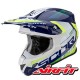 Casco Scorpion Vx-20 Air Tactik azul / verde