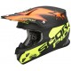 Casco Scorpion Vx-20 Air Magnus negro / amarillo / naranja