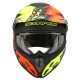 Casco Scorpion Vx-20 Air Magnus negro / amarillo / naranja