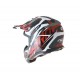 Casco Shiro Mx-917 Thunder rojo